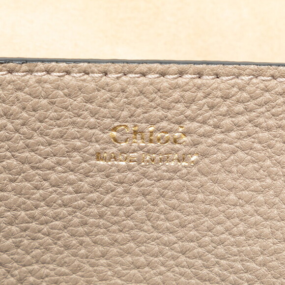 Chloe Drew chain Shoulder Bag beige gold leather - Picture 7 of 8